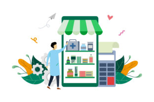 Download Online Pharmacy Drugstore Illustration - Drugstore Collection