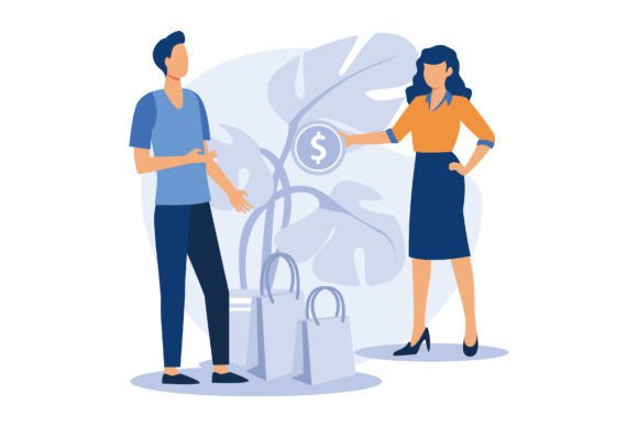 Download Face to Face Selling Illustration - Premium Resources