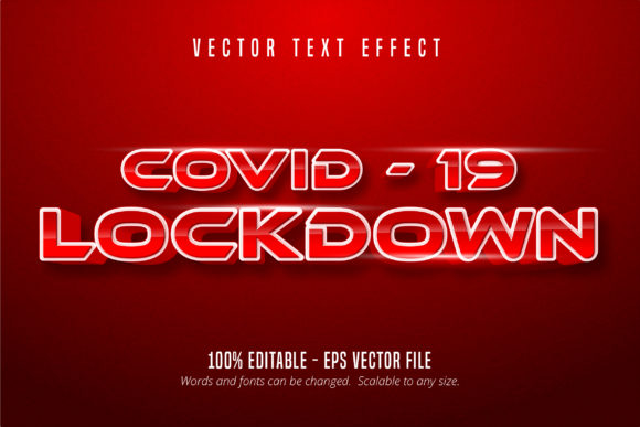 Download Covid19 Lockdown Editable Text Efffect - Covid19 Collection