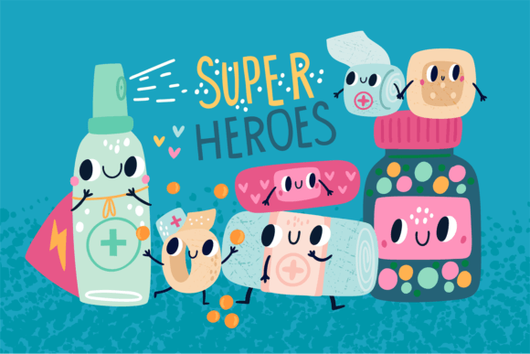 Download Cartoon Pills Characters. Funny Medicine - Medicine Collection