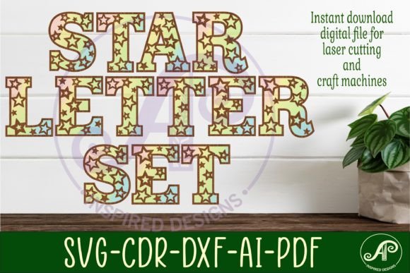 Download Star Letters Alphabet Set X 41 - Premium Resources