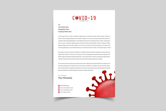 Download Covid19 Coronavirus Concept  Letter Head - Covid19 Collection