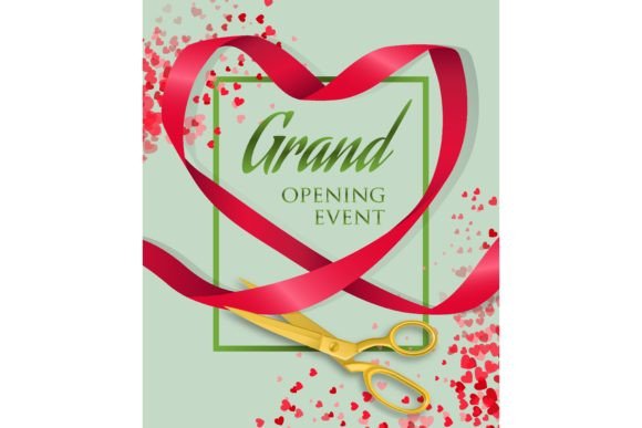 Download Grand Opening Event Lettering with Ribbo - Premium Bundle