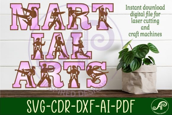 Download Female Martial Arts Theme Alphabet Set. - Premium Bundle